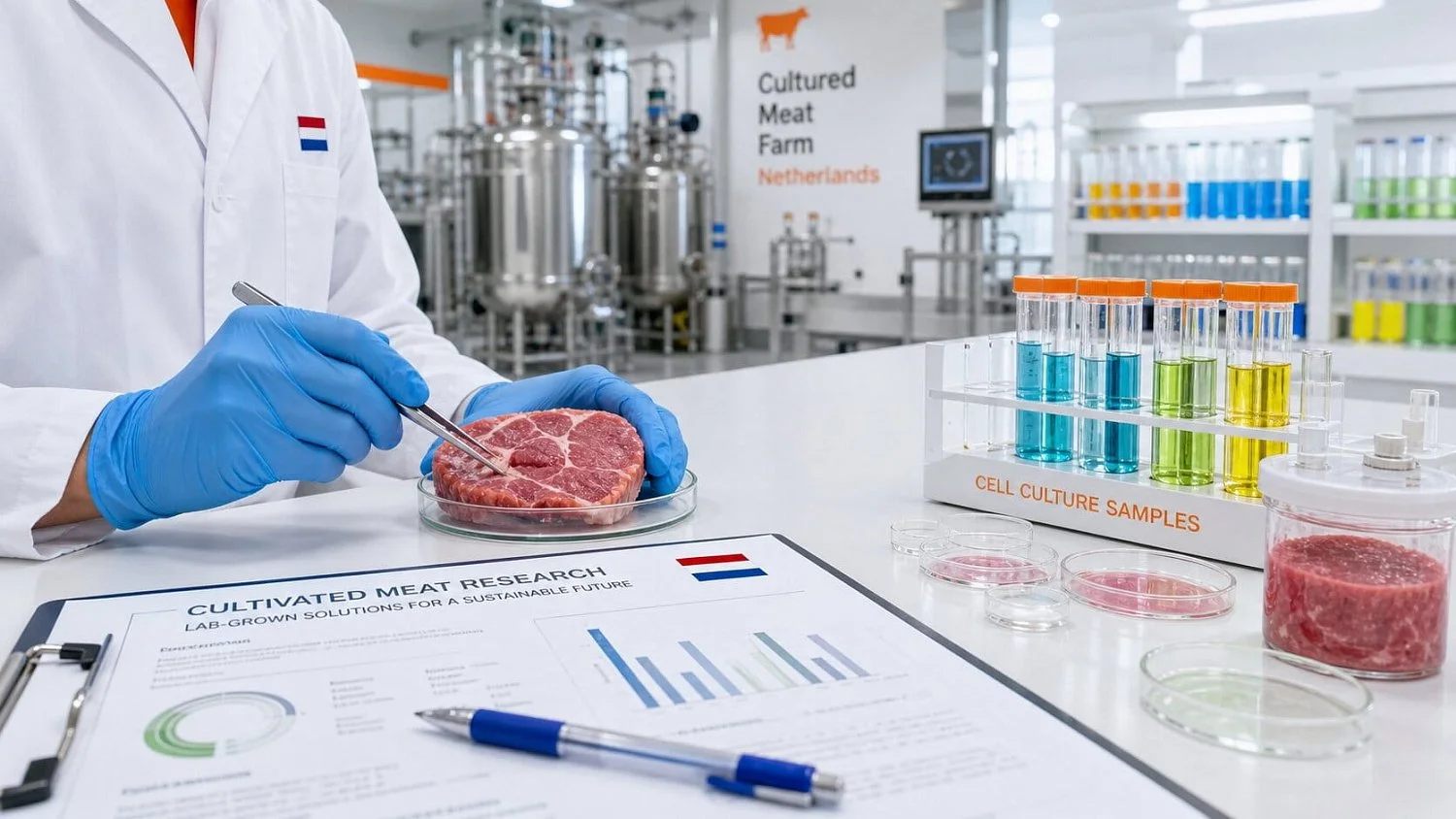 Первая в мире ферма культивированного мяса заработала в Нидерландах на базе молочного хозяйства