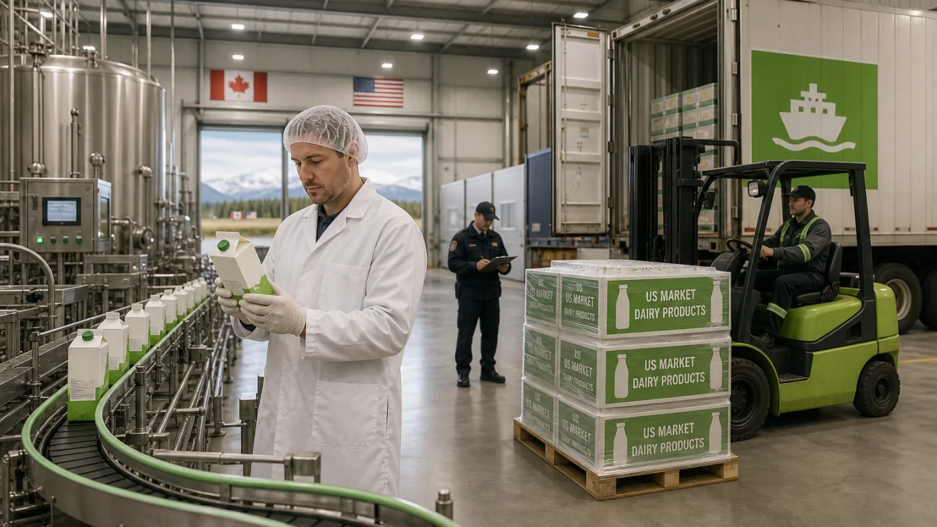 США запрещают ввоз молочных продуктов из Канады с 29 сентября